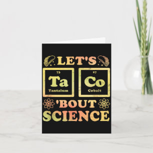 Taco Cinco de Mayo Tacos Periodensystem Wissenscha Karte