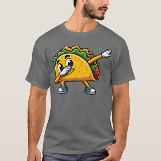 Taco Dabbing Fast Food Spaß Freunde T-Shirt