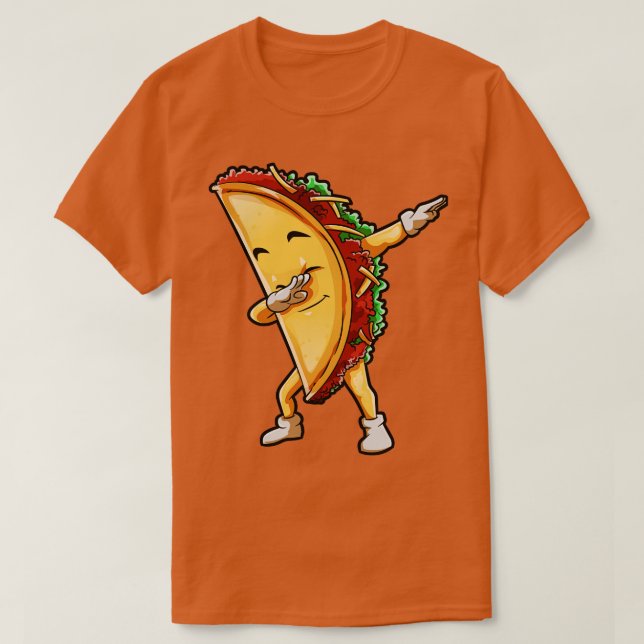 Taco Dabbing mexikanisches Essen Lover Mexiko Gesc T-Shirt (Design vorne)