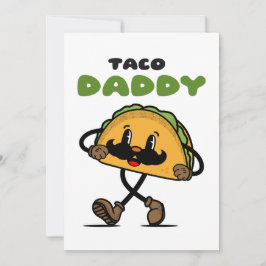 Taco Daddy Vatertag Feiertagskarte