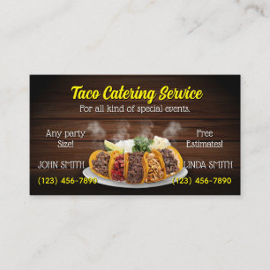 Taco Dervice Business Cards Visitenkarte