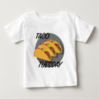Taco Dienstag Design - Baby Fine Jersey T - Shirt