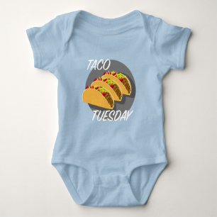 Taco Dienstag Design - Baby Jersey Bodysuit Strampler