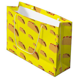 Taco Dienstag Design - Geschenktasche - Groß Große Geschenktüte