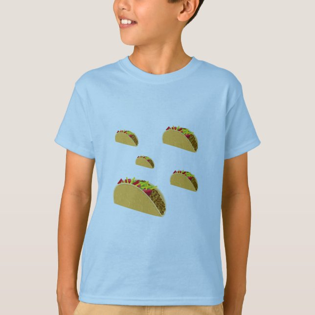Taco Dienstag Design - Kids' Basic T - Shirt (Vorderseite)