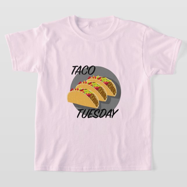 Taco Dienstag Design - Kids' Basic T - Shirt (Ablage )