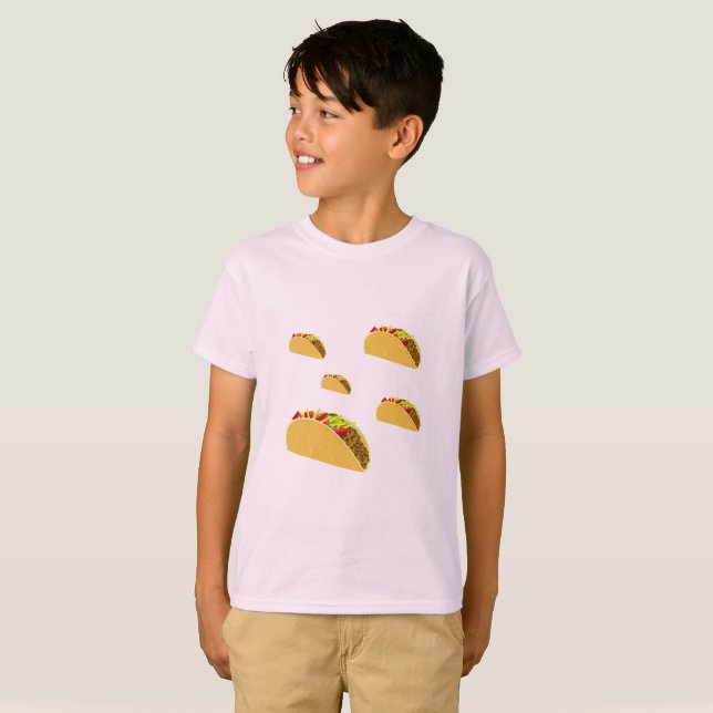 Taco Dienstag Design - Kids' Basic T - Shirt (Vorne ganz)
