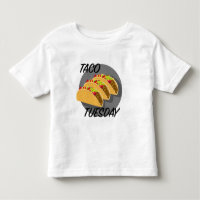 Taco Dienstag Design - Kleinkind Fine Jersey T - S