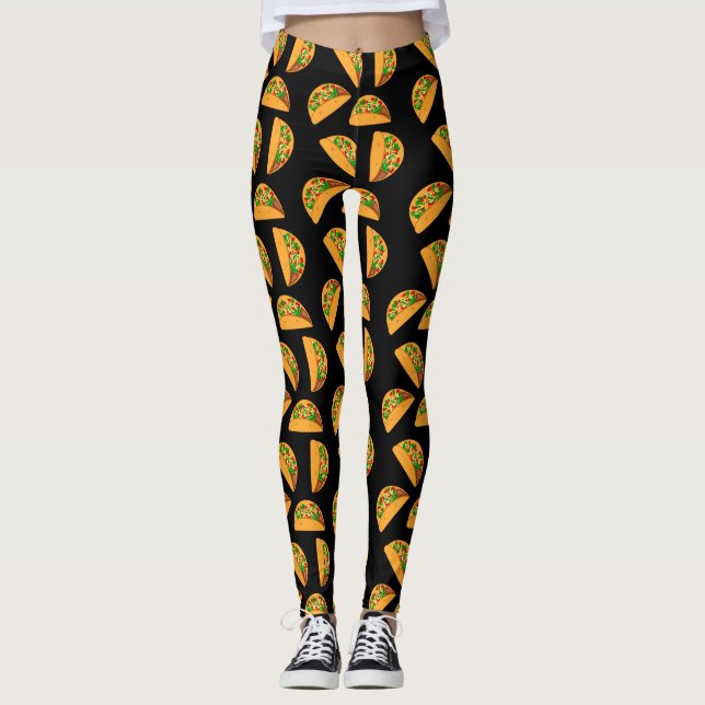 Taco Dienstag Leggings (Vorderseite)