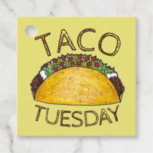 Taco Dienstag Mexican Fiesta Food Feinschmecker Geschenkanhänger