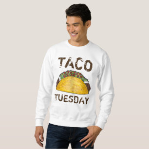 Taco Dienstag mexikanisches Food Tacos Feinschmeck Sweatshirt