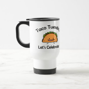 Taco-Dienstag-Muschelkäse Mexikanernahrung Reisebecher