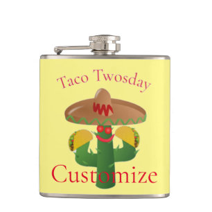 Taco Dienstag Saguaro Cactus Thunder_Cove Flachmann