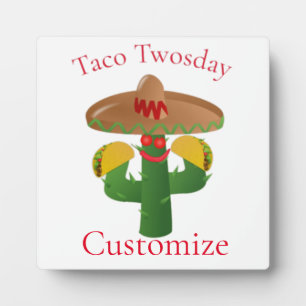 Taco Dienstag Saguaro Cactus Thunder_Cove Fotoplatte