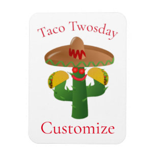 Taco Dienstag Saguaro Cactus Thunder_Cove Magnet