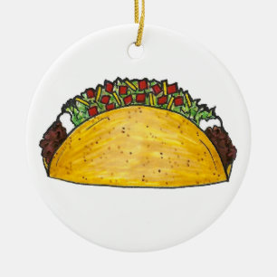 Taco Dienstag, TexMex Keramik Ornament