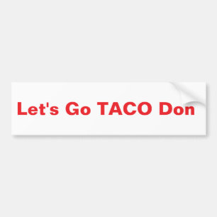 TACO Donnie Autoaufkleber