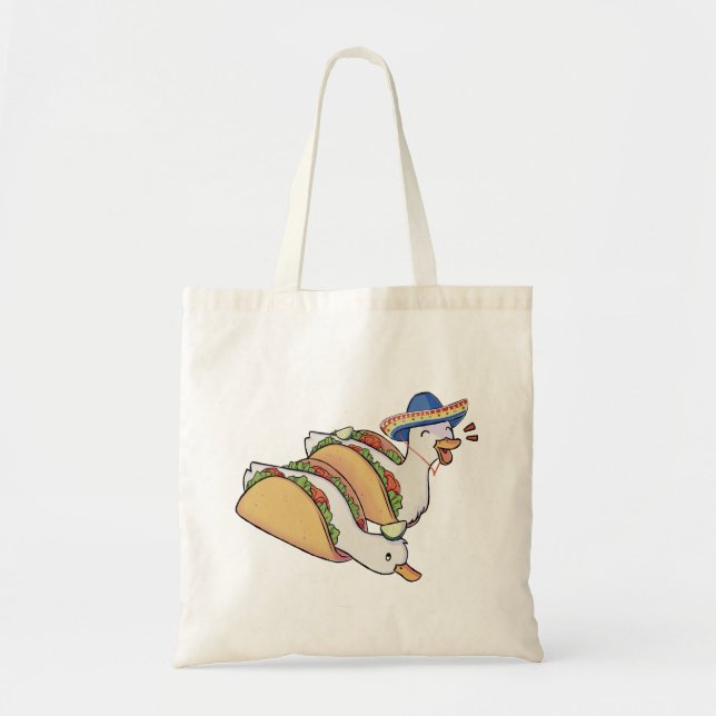 Taco duckies tote bag tragetasche (Vorne)