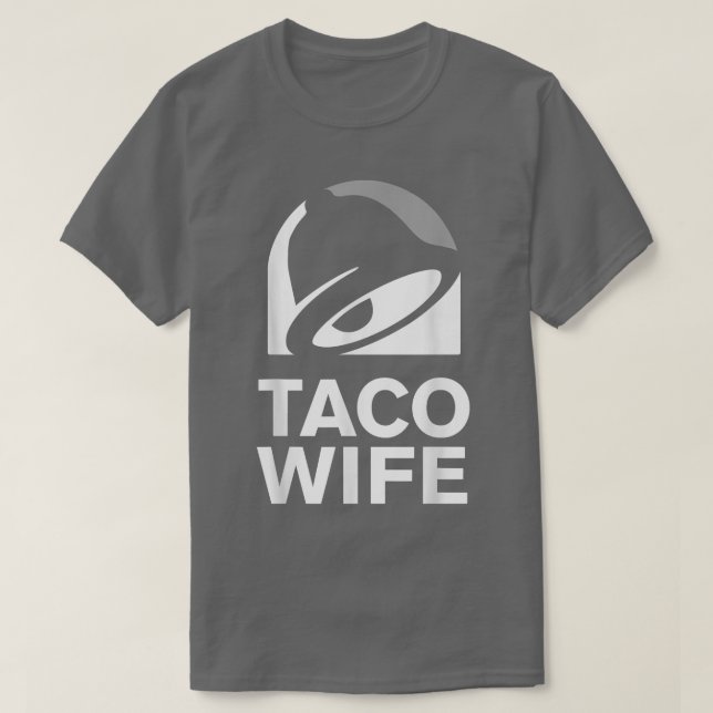 Taco Ehefrau Funny Cooking Gadgets T-Shirt (Design vorne)
