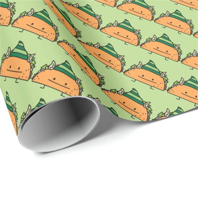 Taco-Elf Geschenkpapier (Rolleneckpunkt)