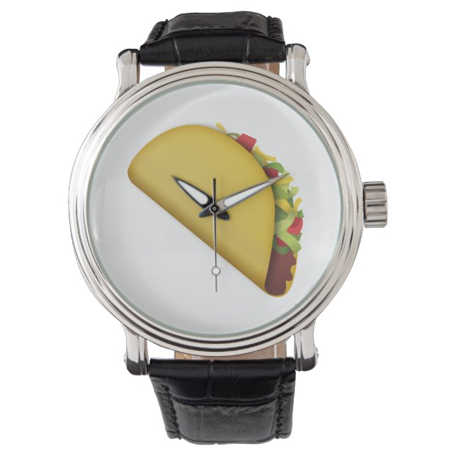 Taco - Emoji Armbanduhr (Vorderseite)