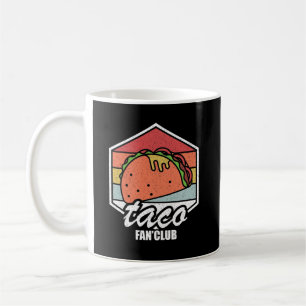 Taco-Fan-Club Retro-Tacos mexikanisches Essen Kaffeetasse