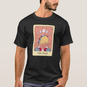 Taco Feinschmecker Tarot Card Taco Lover Fortune E T-Shirt