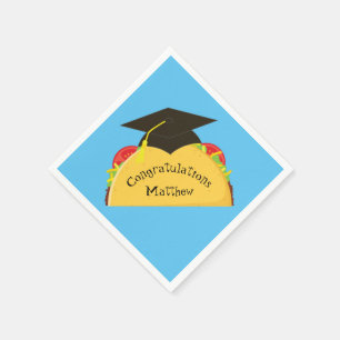 Taco Fiesta Graduierungspartei Mexikanisch Serviette