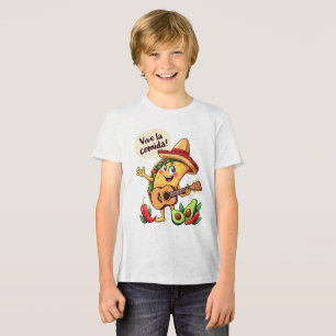 Taco Fiesta mit Gitarre und hispanischem Flair Tri-Blend Shirt