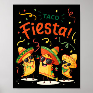 Taco Fiesta süße Cinco de Mayo-Party für Altersgru Poster
