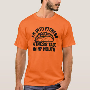Taco Fitness Lustiger Fitnessstudio T-Shirt