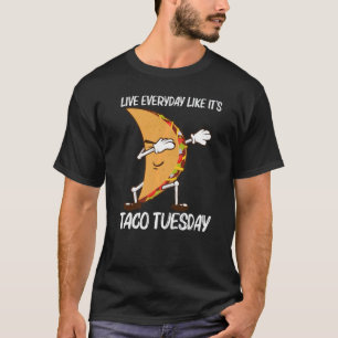 Taco for Men Women Mexican Street Food Disc T-Shirt