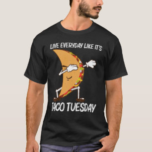 Taco for Men Women Mexican Street Food Disc T-Shirt
