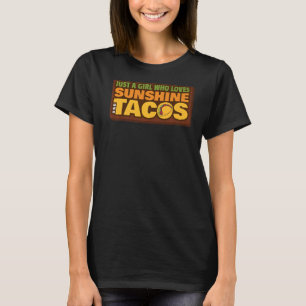 Taco Frau mexikanische Mutter Tacos Fast Food Girl T-Shirt