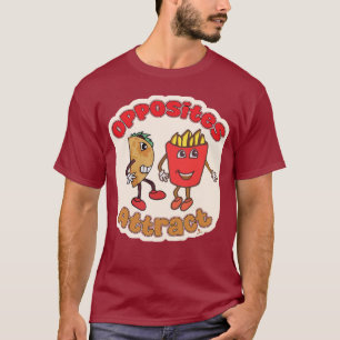 Taco Fritt Opposites Ziehen Sich An Lustiger Leben T-Shirt