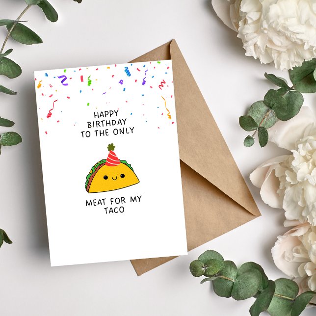 Taco Funny Birthday Card Feiertagskarte (Von Creator hochgeladen)