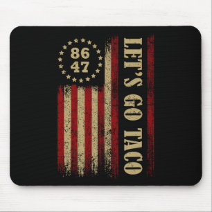 Taco Funny Let's Go Taco Shirt Männer Frauen T-Shi Mousepad