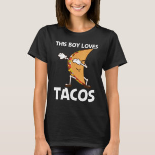 Taco für Jungen, mexikanisches Street-Food-Gericht T-Shirt
