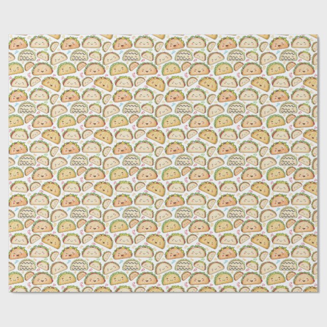 Taco Geschenkpapier (Flach)