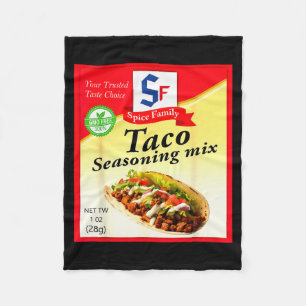 Taco-Gewürzmischung Lustig Mexiko Cinco De Mayo Gr Fleecedecke