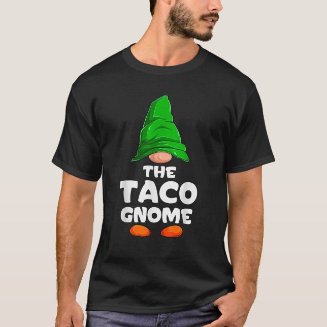 Taco Gnome Matching Family Group Christmas Party P T-Shirt (Vorderseite)