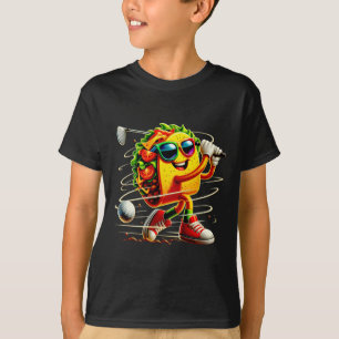 Taco-Golfer Cinco De Mayo Mexikanischer Golfer Ess T-Shirt