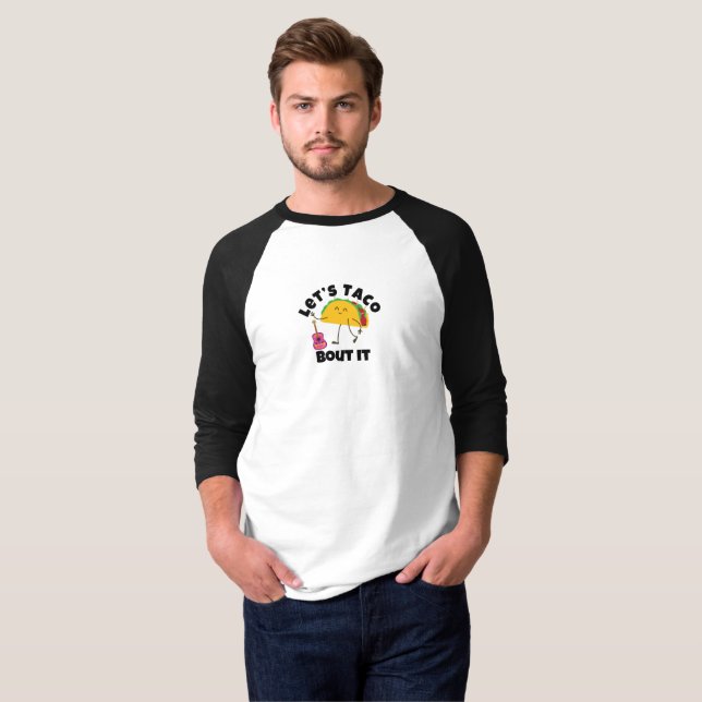 "Taco Guitar T - Shirt - Funny Mexican Food T-Shir (Vorne ganz)