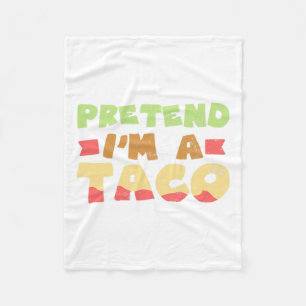 Taco Halloween Kostümdesign Vorgeben, ich bin ein Fleecedecke