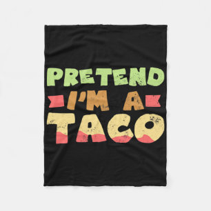Taco Halloween Kostümdesign Vorgeben, ich bin ein Fleecedecke