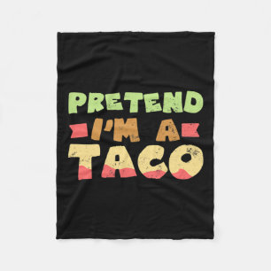 Taco Halloween Kostümdesign Vorgeben, ich bin ein Fleecedecke