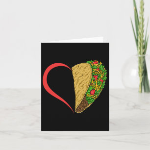 Taco Herz Taco Dienstag Cinco De Mayo Taco Liebhab Karte