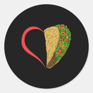 Taco Herzo Piazza della Riforma Runder Aufkleber