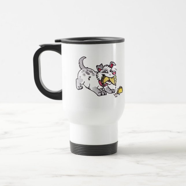 Taco-Hundereise-Tasse Reisebecher (Links)