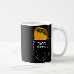 Taco in meinem Pocket Dienstag Funny Fiesta beunru Kaffeetasse